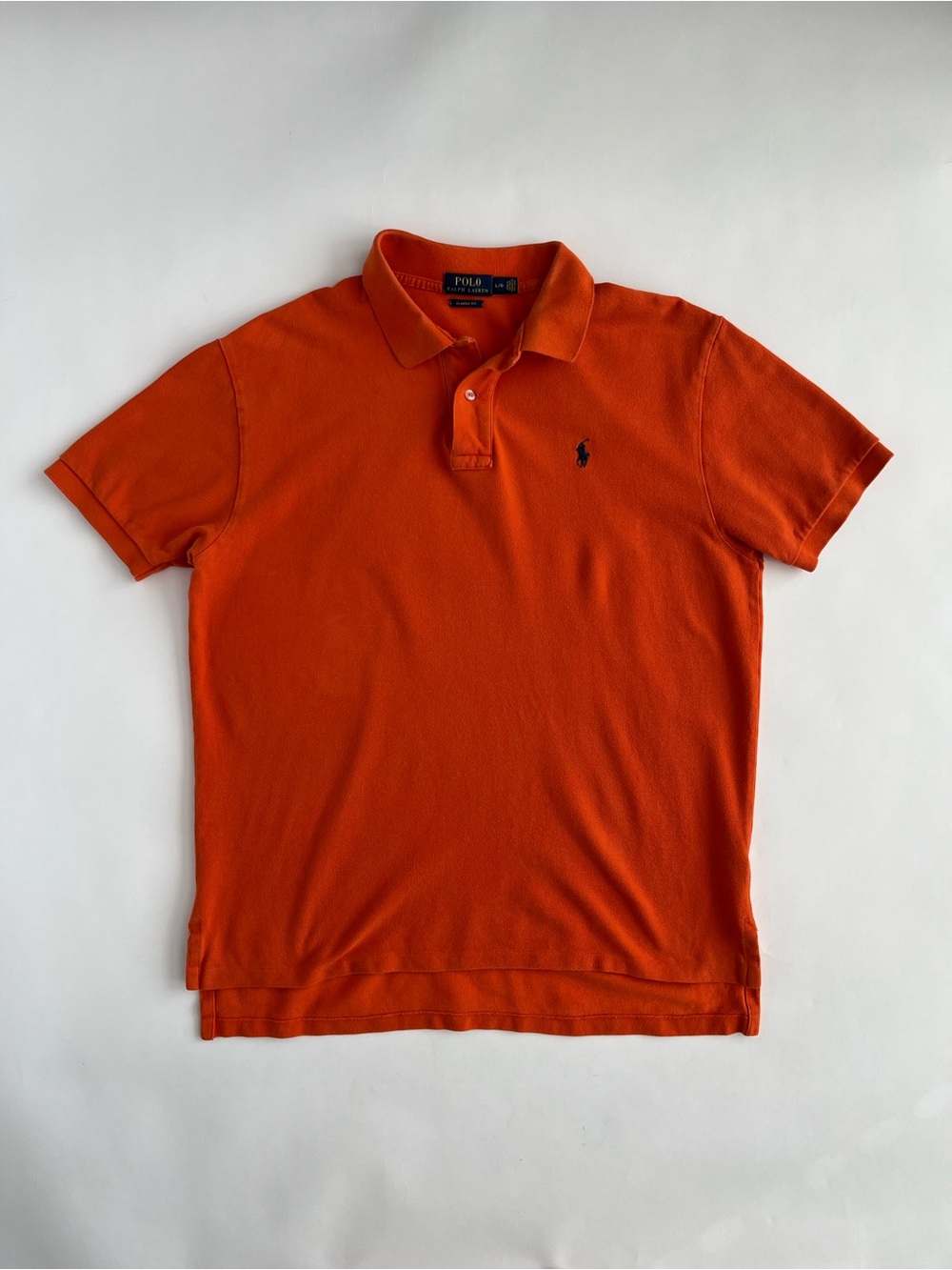 Polo Ralph Lauren Men’s Orange Classic Cotton Polo Shirt